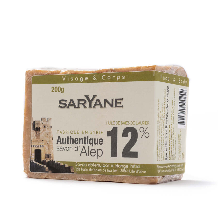 Алеппське мило Saryane з 12% олії ягід лавра